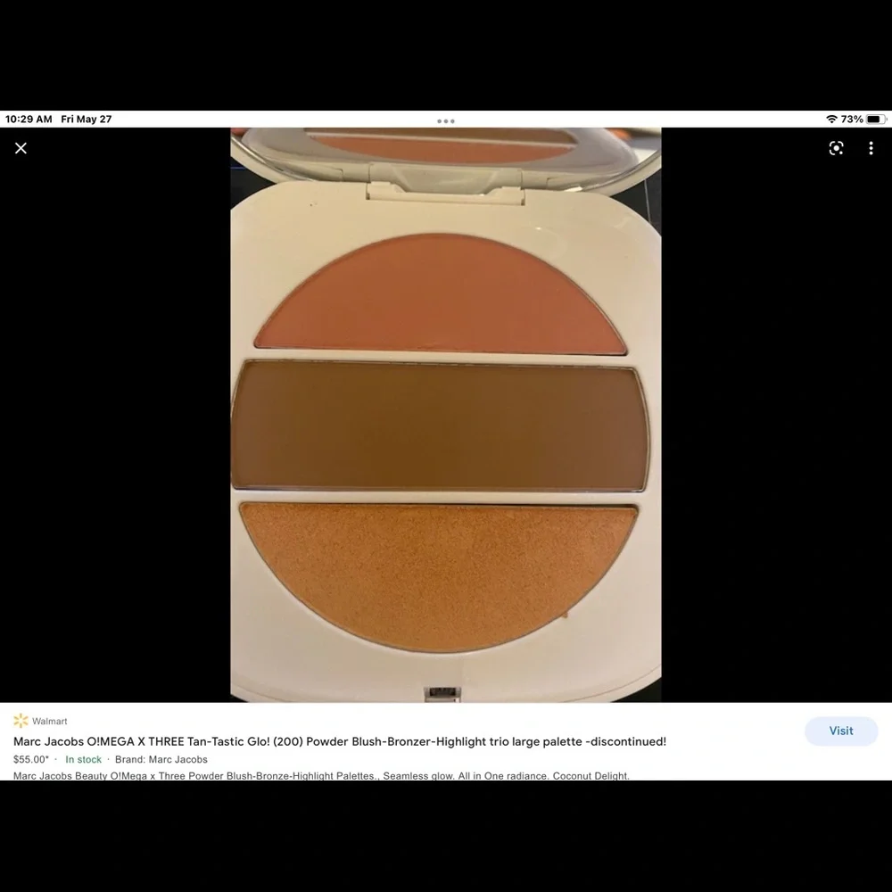 Beautiful Marc Jacob omega x three bronzer new